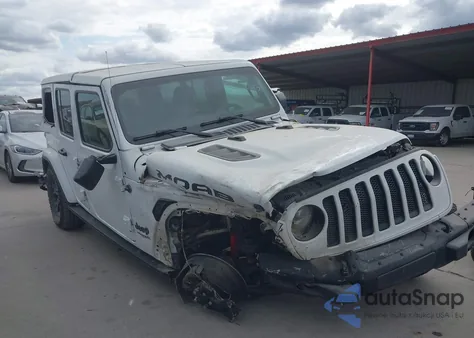 2018 Jeep Wrangler Unlimited Sahara z USA, uszkodzony, nr VIN 1C4HJXEG5JW294430